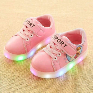 Planet Gates Pink / 11 LED shoes for girls all season sports running baby sneakers solid fashionable excellent kids children shoes