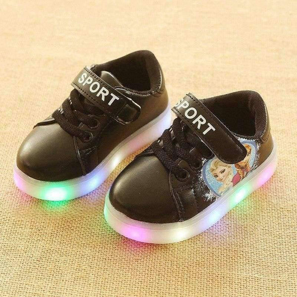 Planet Gates Pink / 11 LED shoes for girls all season sports running baby sneakers solid fashionable excellent kids children shoes