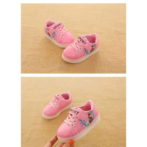 Planet Gates Pink / 11 LED shoes for girls all season sports running baby sneakers solid fashionable excellent kids children shoes