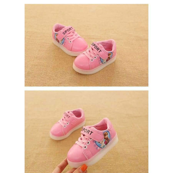 Planet Gates Pink / 11 LED shoes for girls all season sports running baby sneakers solid fashionable excellent kids children shoes