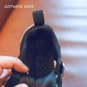 Planet Gates Pink / 11 Spring Children Black Casual Shoe Baby Girl Fashion Sport Sneaker Toddler Boy White Mesh Trainer F2179