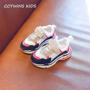 Planet Gates Pink / 11 Spring Children Black Casual Shoe Baby Girl Fashion Sport Sneaker Toddler Boy White Mesh Trainer F2179