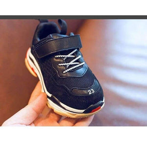 Planet Gates Pink / 11 Spring Children Black Casual Shoe Baby Girl Fashion Sport Sneaker Toddler Boy White Mesh Trainer F2179