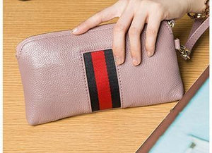 Planet Gates Pink 1606 Women Brand Design Portefeuille femme Genuine Leather Clutch Women Wallets  6 Colors   Fashion Long Carteira Feminina