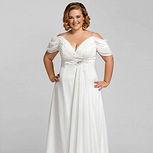 Planet Gates Pink / 18 White Chiffon V Neck Evening Dress 2016 Vestidos de noiva Crystal Spaghetti Strap Long Backless Formal Dresses