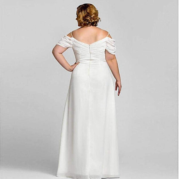 Planet Gates Pink / 18 White Chiffon V Neck Evening Dress 2016 Vestidos de noiva Crystal Spaghetti Strap Long Backless Formal Dresses