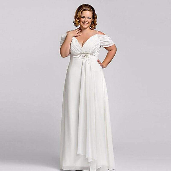 Planet Gates Pink / 18 White Chiffon V Neck Evening Dress 2016 Vestidos de noiva Crystal Spaghetti Strap Long Backless Formal Dresses