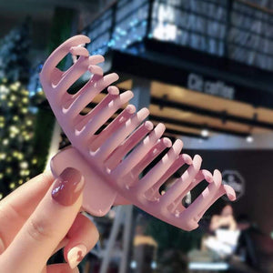 1Pc Korean Solid Big Hair Claws Elegant Frosted Acrylic Hair Clips Hairpins Barrette Headwear for Women Girls Hair Accessories