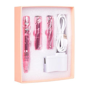 Planet Gates Pink 1pcs Eyebrows Tattoo Machine Wireless Permanent Makeup Tattoo Pen Rechargeable Tattoo Gun