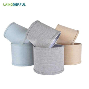 Planet Gates Pink 2 LAINGDERFUL PVC Lampshade Nordic Style Lamp Cover Linen Light Cover Chandelier Wall Lamp Shade for E14 Candle Lamps