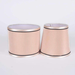 Planet Gates Pink 2 LAINGDERFUL PVC Lampshade Nordic Style Lamp Cover Linen Light Cover Chandelier Wall Lamp Shade for E14 Candle Lamps