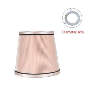 Planet Gates Pink 2 LAINGDERFUL PVC Lampshade Nordic Style Lamp Cover Linen Light Cover Chandelier Wall Lamp Shade for E14 Candle Lamps