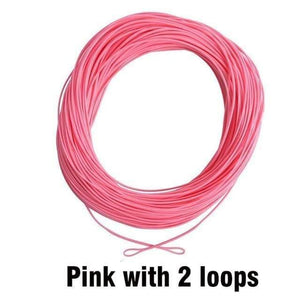 Planet Gates Pink 2 Loops / WF9F 100FT Weight Forward Floating Fly Fishing Line 2wt/3wt/4wt/5wt/6wt/7wt/8wt Fly Line