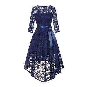 Planet Gates pink / 2 Navy Blue Lace Short Cocktail Dresses 2018 New Sexy Burgundy Party Cocktail Gowns Elastic Lace Zipper Cocktail Dress