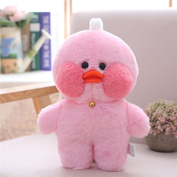 Planet Gates Pink 30cm Lovely LaLafanfan Cafe Duck Plush Cartoon Toys Stuffed Duck Dolls Soft Animal Pillow for Kids Children Girls Birthday Gifts