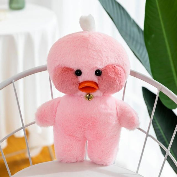 Planet Gates pink 30cm New Hyaluronic Acid Duck Plush Dolls Cute Animal Ducks Stuffed Doll Toys For Girl Little Yellow Duck With Glasses Kids Gift