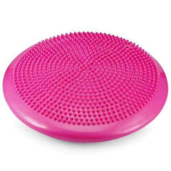 Planet Gates Pink 33x33cm Durable Inflatable Yoga Massage Ball Pad Universal Sports Gym Fitness Yoga Wobble Stability Balance Disc Cushion Mat