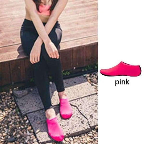 Planet Gates pink / 35 Water Aqua Shoes Men Women Beach Camping Shoes Adult Unisex Aqua Flat Soft Walking Lover yoga Shoes Non-slip sneakers