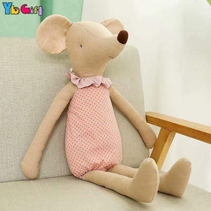 Kawaii Plush Toys Love Mice Mouse Plush Toys For Children Soft Stuffed Baby Doll  Girls Toys Cute Birthday Gift Photography Doll