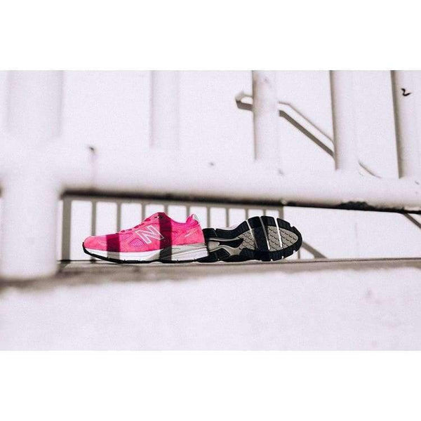 Planet Gates Pink / 36.5 NEW Balance Women's M990KM Badminton Shoe Pink Mesh Genuine Leather Sneaker Good For Walking/Tennis/Gym Free Shipping