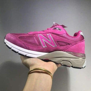 NEW Balance Women's M990KM Badminton Shoe Pink Mesh Genuine Leather Sneaker Good For Walking/Tennis/Gym Free Shipping
