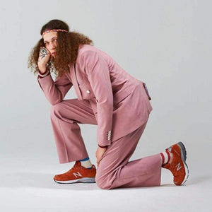 Planet Gates Pink / 36.5 NEW Balance Women's M990KM Badminton Shoe Pink Mesh Genuine Leather Sneaker Good For Walking/Tennis/Gym Free Shipping