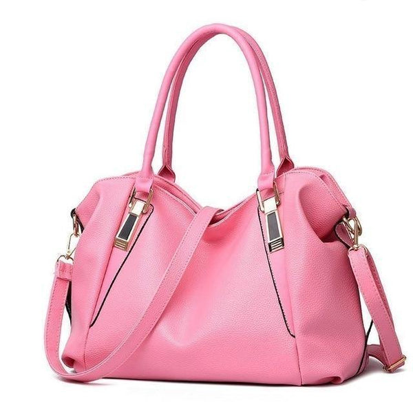 Planet Gates Pink / 36x23x14cm Women's Handbags Quality Female Hobos Single Shoulder Bags Vintage Solid Multi-pocket Ladies Totes Bolsas Sac