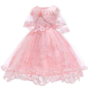Planet Gates pink / 3T Girl Dress Party Birthday wedding princess Toddler baby Girls Christmas Clothes Children Kids Girl Dresses
