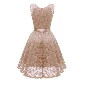 Planet Gates Pink / 4 Cocktail Dress 2018 Women Knee Length Formal Gown V Neck Cocktail Party Dresses Vestido Coquetel With Sash