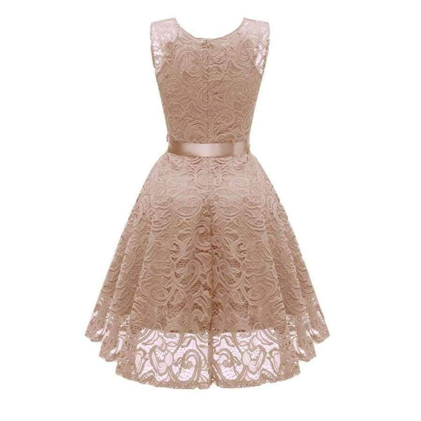 Planet Gates Pink / 4 Cocktail Dress 2018 Women Knee Length Formal Gown V Neck Cocktail Party Dresses Vestido Coquetel With Sash