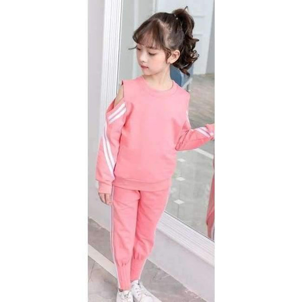 Planet Gates Pink / 4T 5 6 7 8 9 10 11 12 13 Years Spring Clothes Set For Girls Teenagers 2018 Shirt + Pant 2pcs Children Clothing Set Meisjes Kleding