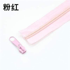 Planet Gates pink / 5# 5Meters 5# Nylon Coil Zippers For DIY Sewing Bags Shoes Garment Accessories 24 Colors Available