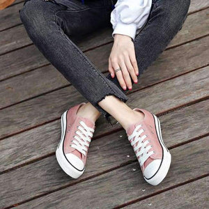 Planet Gates Pink / 5 Women Shoes 2018 New Autumn Espadrilles Women Sneakers Breathable Canvas Tenis Feminino Female Casual Shoes Woman Flats Shoes