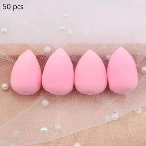 Planet Gates Pink 50pcs Makeup Sponge Water Drop shape Make up Foundation Puff Concealer Flawless Powder Smooth Beauty Cosmetic sponge beauty tool