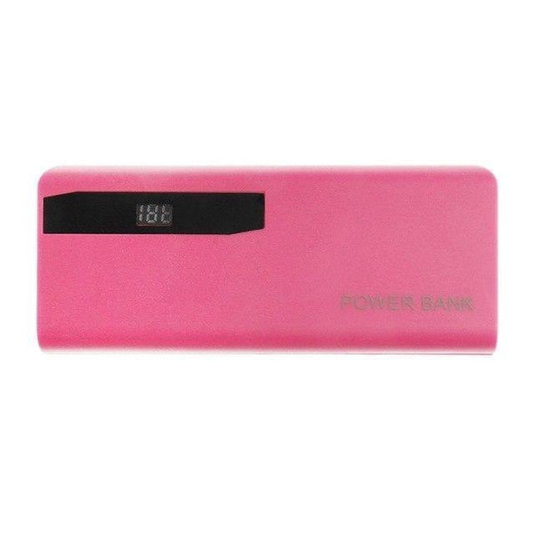 Planet Gates Pink 5x 18650 Li-Battery Charger LCD Display DIY Power Bank Case Flashlight External Box Oct30 Drop ship