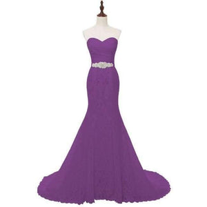 Planet Gates Pink / 6 / 100cm Wedding Gown Real Photos White Lace Cheap Mermaid Wedding Dress Train 2017 Vintage Sash vestido De noiva 2017 SLD-W001