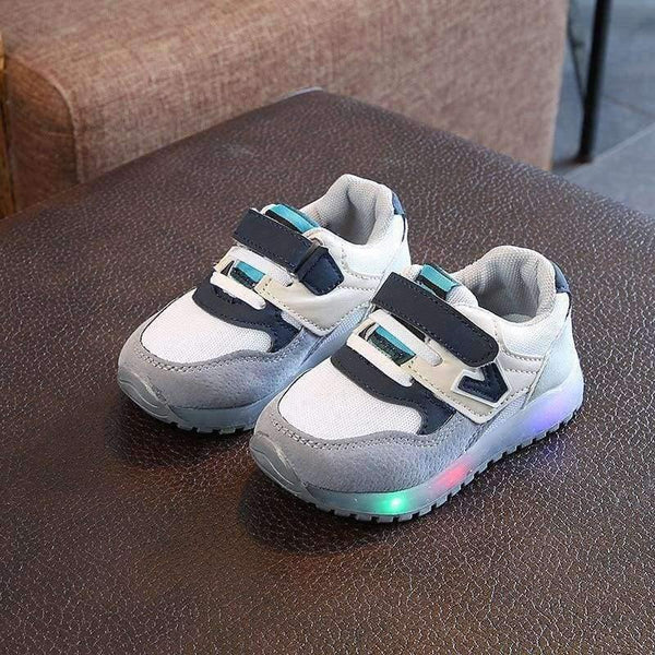 Planet Gates Pink / 6.5 European Cool baby sneakers high quality colorful lighting breathable boys girls shoes Cool flash baby first walkers