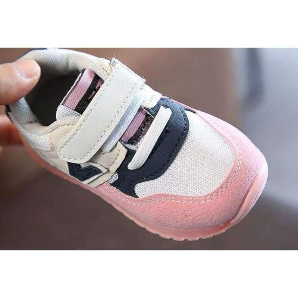 Planet Gates Pink / 6.5 European Cool baby sneakers high quality colorful lighting breathable boys girls shoes Cool flash baby first walkers