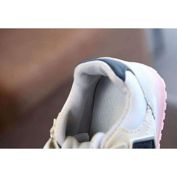 Planet Gates Pink / 6.5 Fashion boys girls shoes leather Cool  toddler glowing sneakers first walkers elegant casual baby shoes