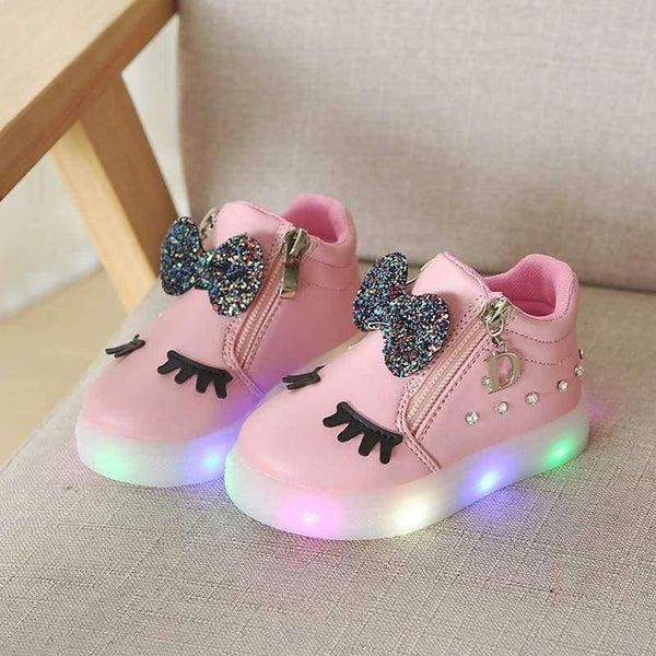 Planet Gates Pink / 6.5 Spring/Autumn  Pu patchwork baby girls shoes Lovely cute beautiful high quality kids shoes European children boot sneakers