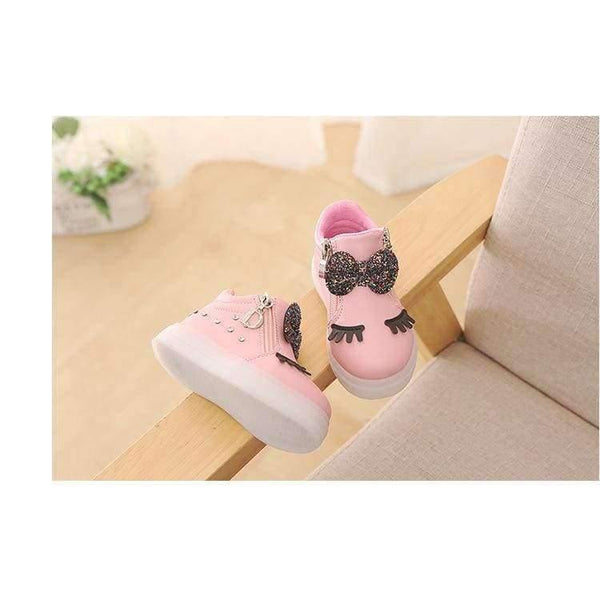 Planet Gates Pink / 6.5 Spring/Autumn  Pu patchwork baby girls shoes Lovely cute beautiful high quality kids shoes European children boot sneakers