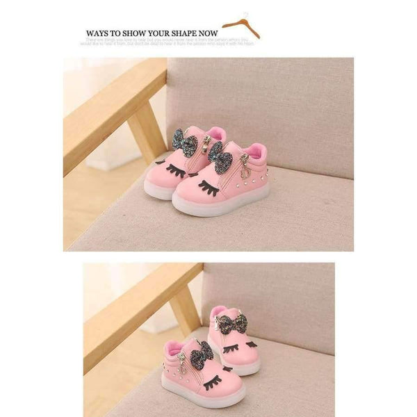 Planet Gates Pink / 6.5 Spring/Autumn  Pu patchwork baby girls shoes Lovely cute beautiful high quality kids shoes European children boot sneakers