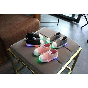 Planet Gates Pink / 6.5 Unisex girls boys shoes LED lighted high quality children sneakers shinning breathable baby kids shoes