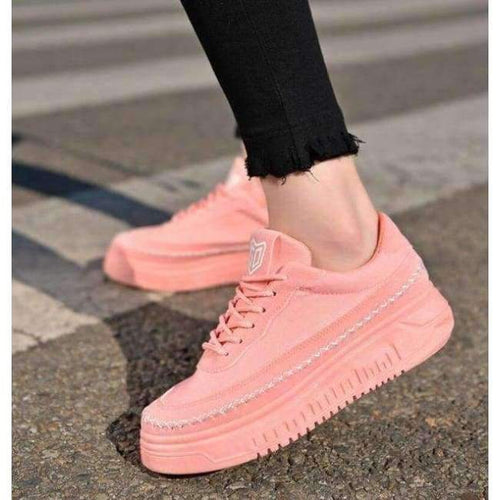 Planet Gates Pink / 6 ARSMUNDI 2018 Spring New Designer Wedges Pink Platform Sneakers Women Vulcanize Shoes Tenis Feminino Casual Female Shoes L236