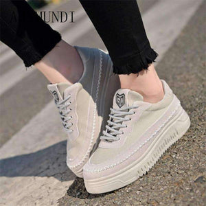 Planet Gates Pink / 6 ARSMUNDI 2018 Spring New Designer Wedges Pink Platform Sneakers Women Vulcanize Shoes Tenis Feminino Casual Female Shoes L236