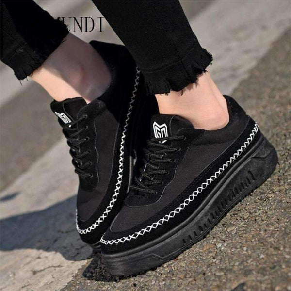 Planet Gates Pink / 6 ARSMUNDI 2018 Spring New Designer Wedges Pink Platform Sneakers Women Vulcanize Shoes Tenis Feminino Casual Female Shoes L236