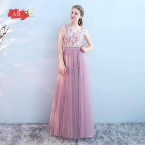 Planet Gates pink / 6 Bridesmaid dress long 2018 new design chiffon beach summer wedding party Multi wearing formal junior prom dress vestide