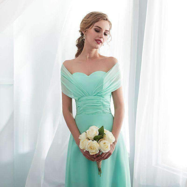 Planet Gates pink / 6 Bridesmaid dress long 2018 new design chiffon beach summer wedding party Multi wearing formal junior prom dress vestide