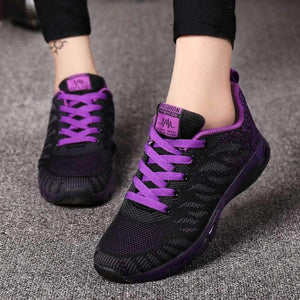 Planet Gates Pink / 6 / China YOUYEDIAN Fashion Women Vulcanized Shoes Sneakers Ladies Lace-up Casual Shoes Breathable Walking Canvas Shoes Graffiti Flat #jss