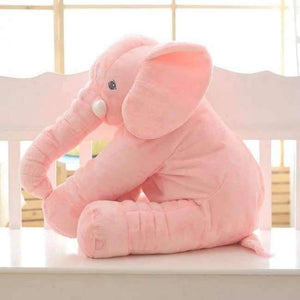 Planet Gates Pink 65cm Plush Elephant Toy Baby Sleeping Back Cushion Soft Stuffed Pillow Elephant Doll Newborn Playmate Doll Kids Birthday Gift